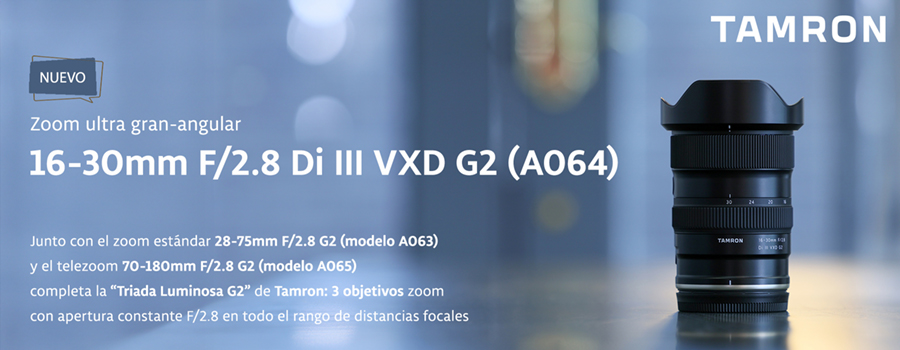 TAMRON completa la “Triada Luminosa G2”